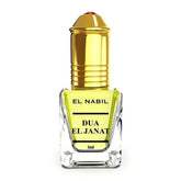Glazen parfumolie Dua El Janat met gouden dop in bloemige parfum geurfamilie